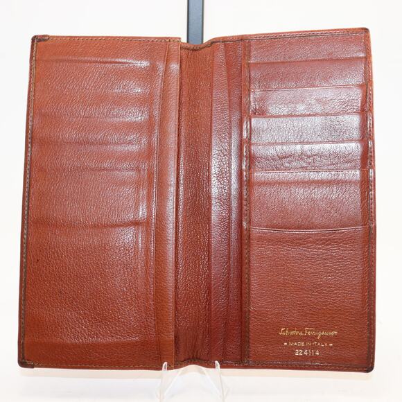 Salvatore Ferragamo Brown Leather Bifold Wallet | Made in Italy | 22 4114 - Picture 3 of 7